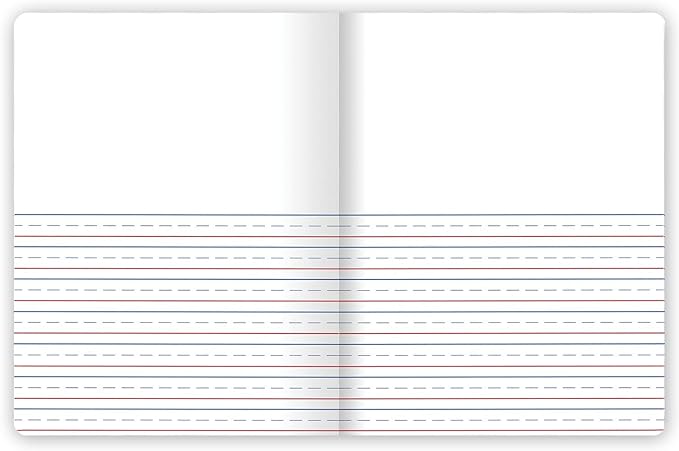 Mead Primary Journal Creative Story Tablet, Grades K-2, 7-1/2" x 9-3/4", 100 Sheets per Journal, Blue (09554) (Pack of 12)