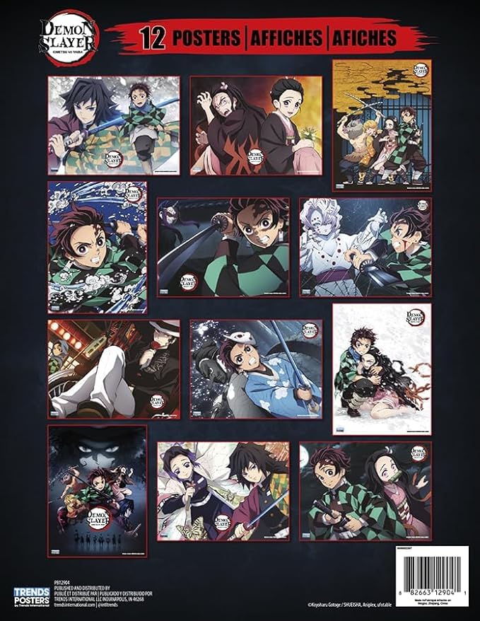 Demon Slayer Poster Book Poster Book