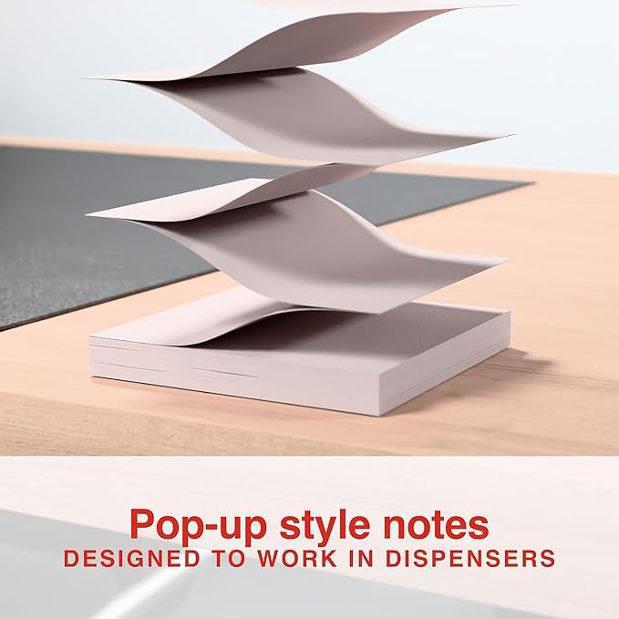 Staples Page Flags, 0.5", Assorted Colors, with Pop‑Up Dispenser – Easy‑Dispense Sticky Tabs for Page Marking & Organization