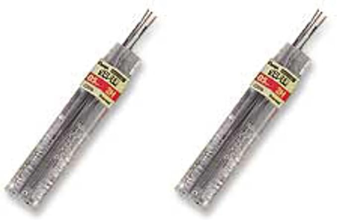 Pentel® Super Hi-Polymer® Leads, 0.5 mm, B, 12 Leads Per Tube, Pack of 6 Tubes