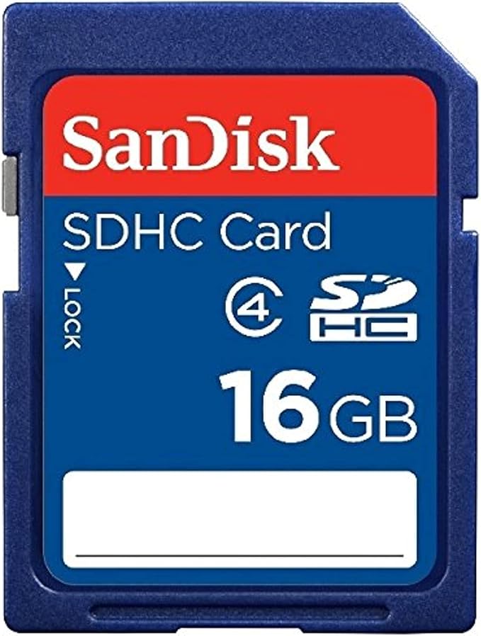 SanDisk 16GB Class 4 SDHC Flash Memory Card - 2 Pack SDSDB2L-016G-B35 Retail Package