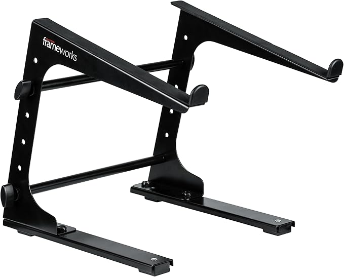 Gator Frameworks Portable Desktop Laptop/DJ Controller Stand with Fixed Height, (GFWLAPTOP1000)
