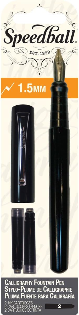 Speedball Art Products 002901 Calligraphy Fountain Pen 1.5mm