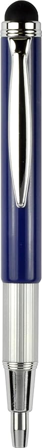 Zebra Pen, StylusPen, 1.0mm Black Ink Ballpoint Pen with 8.0mm Stylus, Expandable Compact Design for Pockets and Purse, Dual-Purpose Touchscreen Tool, 2-Pack (33602)