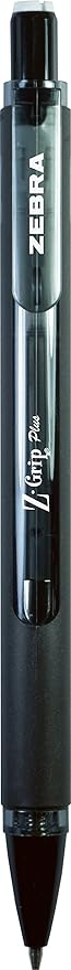 Zebra Pen Z-Grip Plus Mechanical Pencil, 0.7mm, with Lead and Erasers, Assorted Barrel Colors, Blue, Pink, Black, 3-Pack