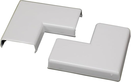 Legrand Wiremold NMW6 Nonmetallic Plastic Raceway for Extending Power, Flat Elbow, White (1 Pack)