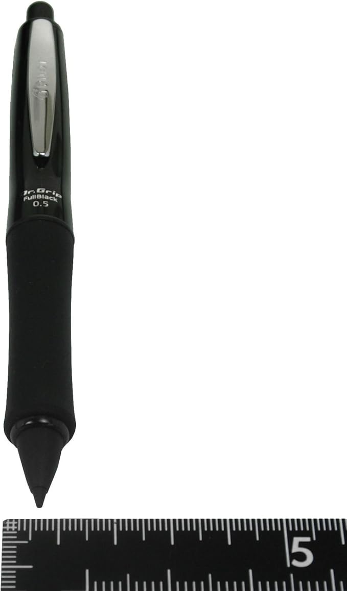 (Japan Import) Pilot Dr.Grip Full-Black Mechanical pencil 0.5mm HDGFB-80R (Silver) by Pilot