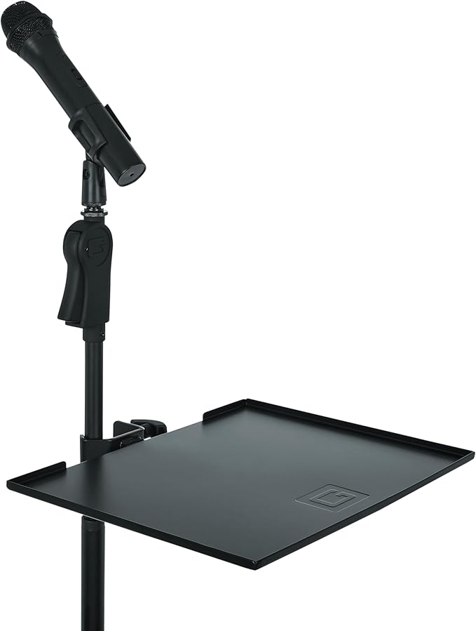 Gator Frameworks GFW-SHELF1115 Microphone Stand Accessory Tray - Large