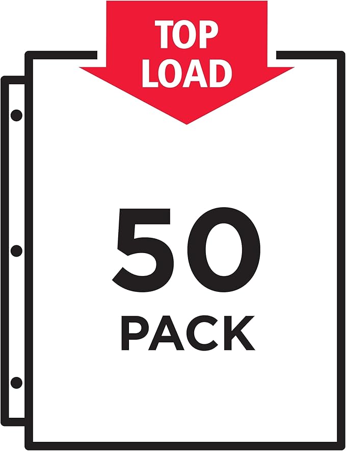 Avery Diamond Clear Heavyweight Sheet Protectors, Acid Free, Box of 200 (74400)