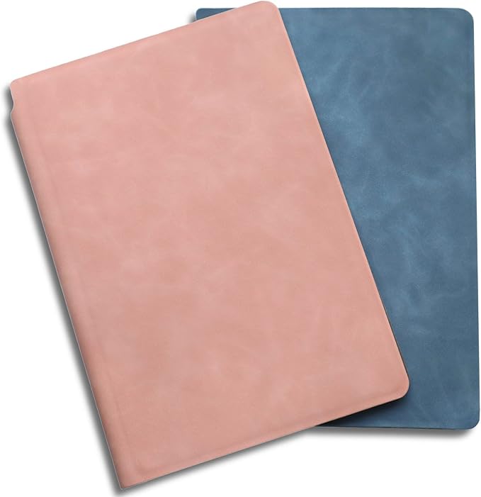 Portable Small Dry Erase Board Whiteboard Notebook Handheld, Reusable White Board Dry Erase Notebook for Desk, at Home Office Study Essentials-9.5" x 6.6" (Pink)