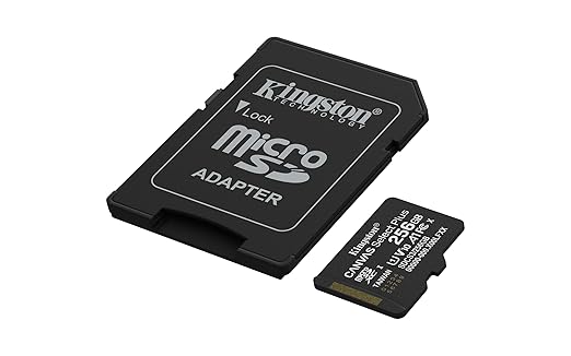 Kingston 256GB Canvas Select Plus microSD Card | Up to 150MB/s | Class 10, UHS-I, U1, V10, A1 | SDCS3/256GB