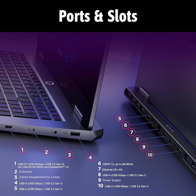 Lenovo LOQ 17.3 RTX 5060 AI Gaming Laptop, 17.3 FHD 165Hz, Intel i7-13650HX (Beats Intel i9-12900), NVIDIA RTX 5060, 64GB DDR5 RAM, 1TB SSD, RGB Backlit KB, RJ-45, Bundle with PCO Laptop Cooler