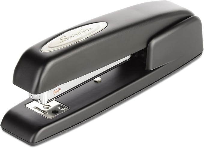 747 Business Full Strip Desk Stapler, 25-Sheet Capacity, Black