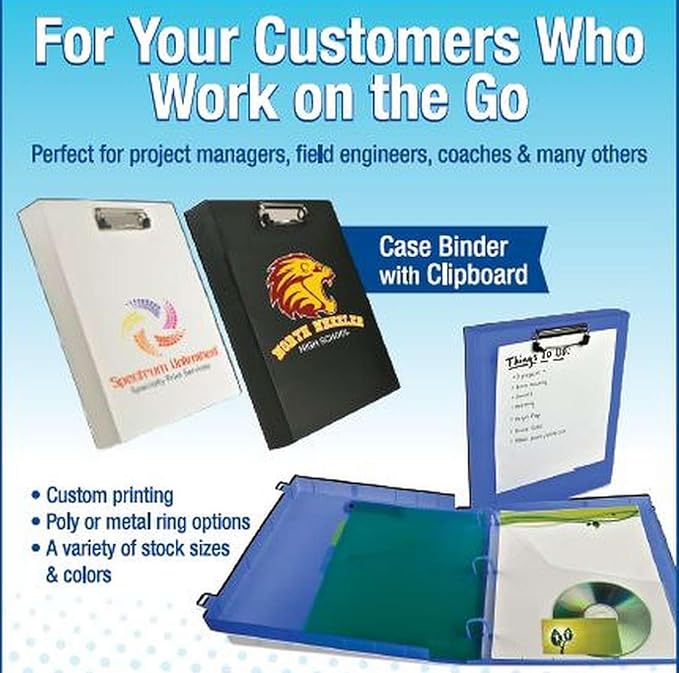 UniKeep 3 Ring Binder with Clipboard - White - Fully Enclosed Binder - 1.5 Inch Spine - Without Clear Outer Overlay - Pack of 3 Binders