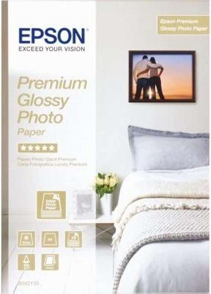 Epson C13S042155 Premium Glossy Photo Paper - Glossy Photo Paper - A4 (210 x 297 mm) - 15 Sheet(s)