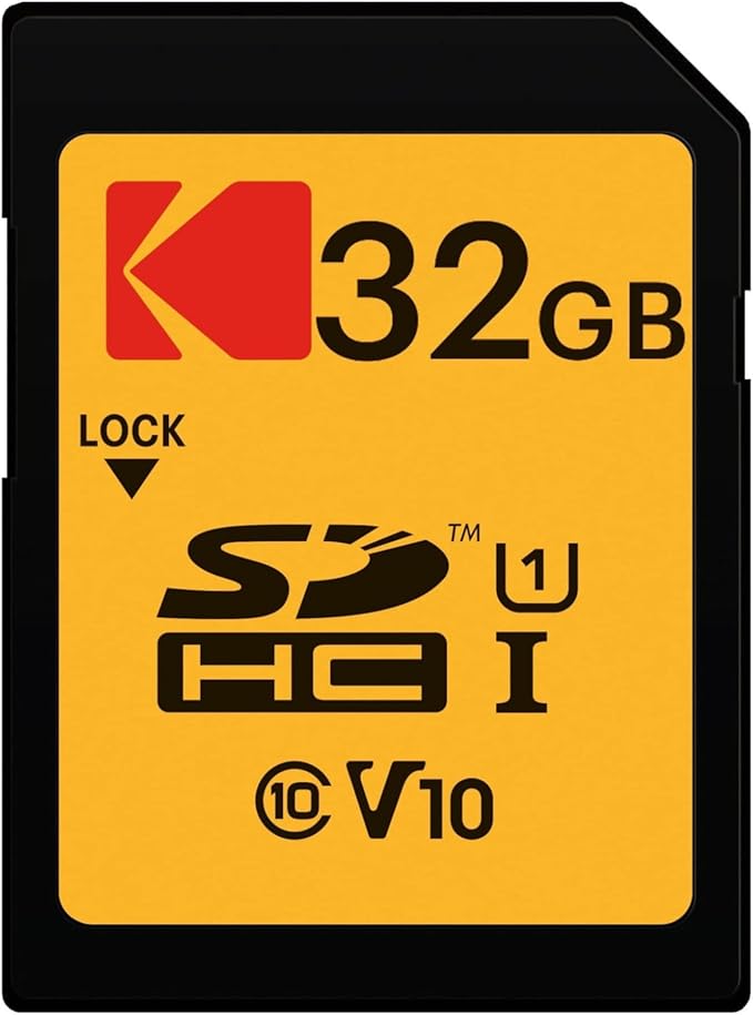 Kodak 32GB Class 10 UHS-I U1 SDHC Memory Card Bundle with All-in-One Card Reader (2 Items)