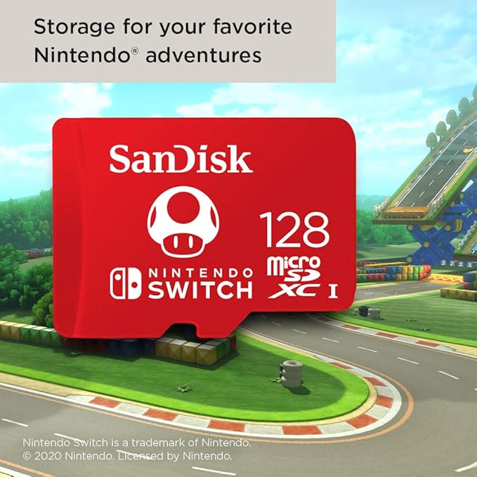 SanDisk 128GB 2-Pack microSDXC Card, Licensed for Nintendo Switch (2x128GB) - SDSQXAO-128G-GN6Z2