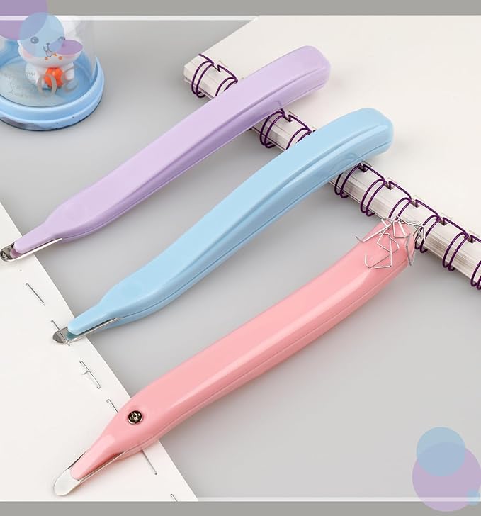 Professional Magnetic Staple Remover Puller Staple Puller Tool Staples Remover Staple Removal Tool for School Office Home (Multicolored 4)