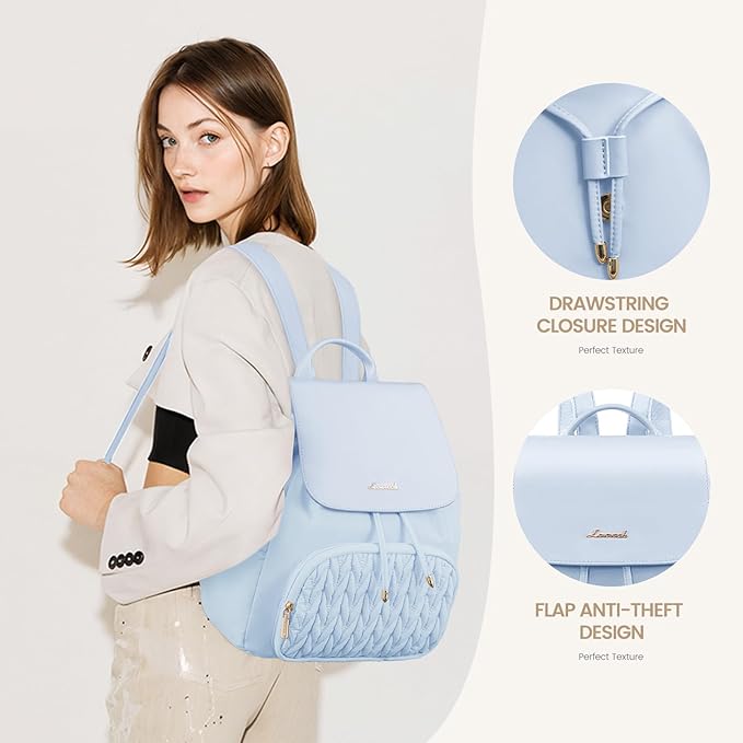 LOVEVOOK Backpack Purse for Women,Small Backpack for Women for Travel Work,Cute Backpack Daypack With Anti-theft Pocket,Fashion Ladies Backpack for Daily College Shopping