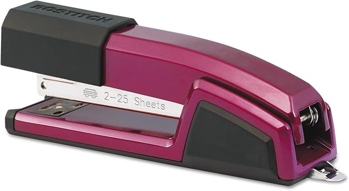 Bostitch B777RMAG Epic Stapler, 25-Sheet Capacity, Magenta