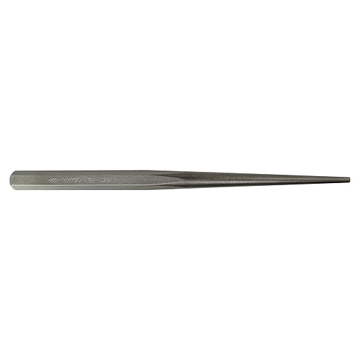 Mayhew Tools 72004 Line-Up Punch, 7/32" x 12", Blast Finish