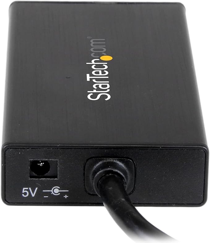 StarTech.com USB 3.0 Hub with Gigabit Ethernet Adapter - 5Gbps - 3 Port - NIC - USB Network / LAN Adapter - Windows & Mac Compatible , TAA (ST3300G3UA)