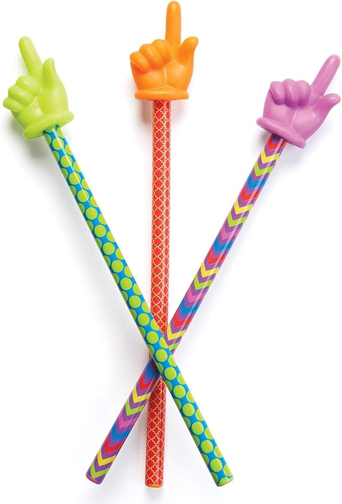 Learning Resources Patterned Hand Pointers - 3 Pieces, Ages 3+ Classroom Pointer for Kids, Reading Pointers for Kids, Homeschool and Classroom Supplies