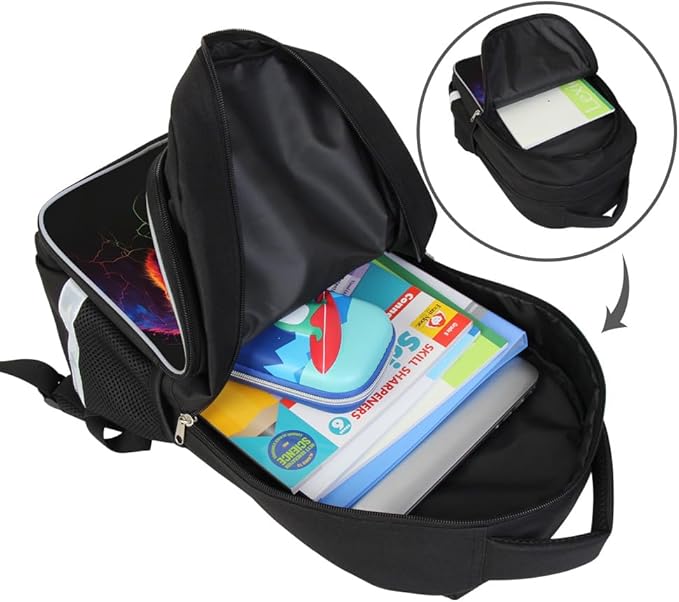 School Backpack for Boys 17" Boys Backpack for Kids Children Teens Elementary Middle School - Students Bookbag Ages 6-18 Gorilla Tag Travel Back Pack