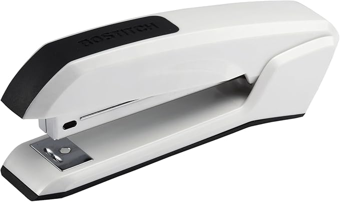 Bostitch Office Ascend 3 in 1 Stapler Integrated Remover & Staple Storage, 420 Staples Included, 20 Sheet Capacity, Lightweight, White (B210-WHT), Full Size
