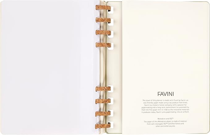 Moleskine 2024 Spiral Academic Planner, 12M, Extra Large, Crush Kiwi, Hard Cover (7.5 x 10)