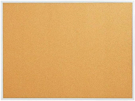 Staples Cork Bulletin Board with Aluminum Frame, 3 x 2 ft Vertical or Horizontal Mount Self Healing Bulletin Board for Home Office and Classroom