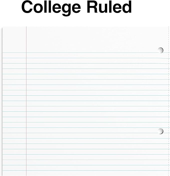 STAPLES Accel 1‑Subject Notebook, 8.5” x 11”, College Ruled, 100 Sheets, Red