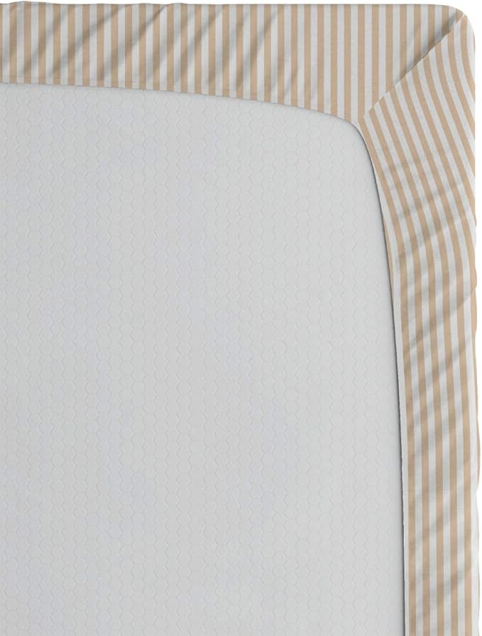 Ambesonne Christmas 2 Pack Fitted Sheet, Fox in Ice Skate Boot, Bed Cover All-Round Elastic Deep Pockets 2 Pieces, Package Contains 2 Queen Size Fitted Sheets, Beige Seafoam and Amber
