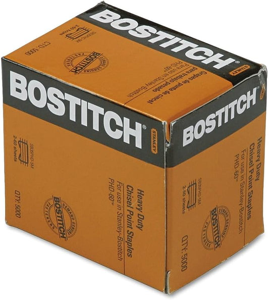 Bostitch Office Heavy Duty Premium Staples for PHD60 and PHD60R, 2-60 Sheets, 5,000 Per Box (SB35PHD-5M)