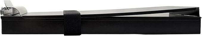 Saunders Dual Layer Police Storage Clipboard, Black Metal Clipboard with Storage, Ticket Size Paper Organizer with Steel Clip and Locking Latch, Police Equipment Form Holder for EMS - Made in USA