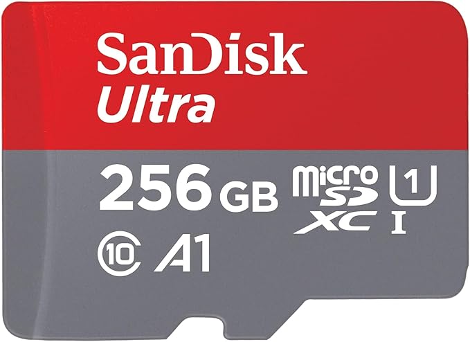 [Older Version] SanDisk 256GB Ultra microSDXC UHS-I Memory Card with Adapter - 120MB/s, C10, U1, Full HD, A1, Micro SD Card - SDSQUA4-256G-GN6MA