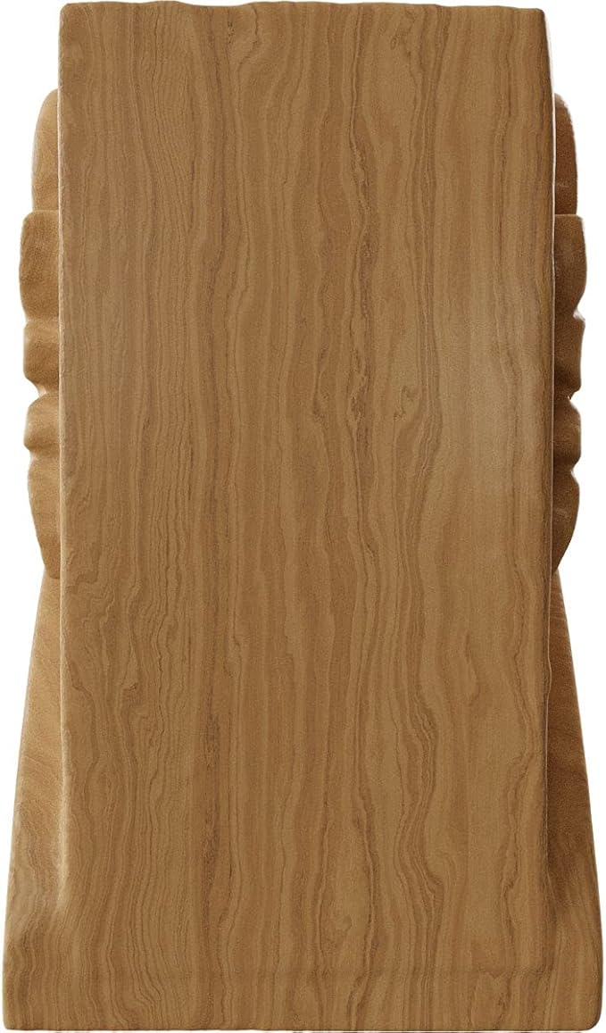 Ekena Millwork CORW01X01X03BACH Mini Acanthus Leaf Block Wood Corbels, 1 3/4"W x 1 1/2"D x 3"H, Cherry