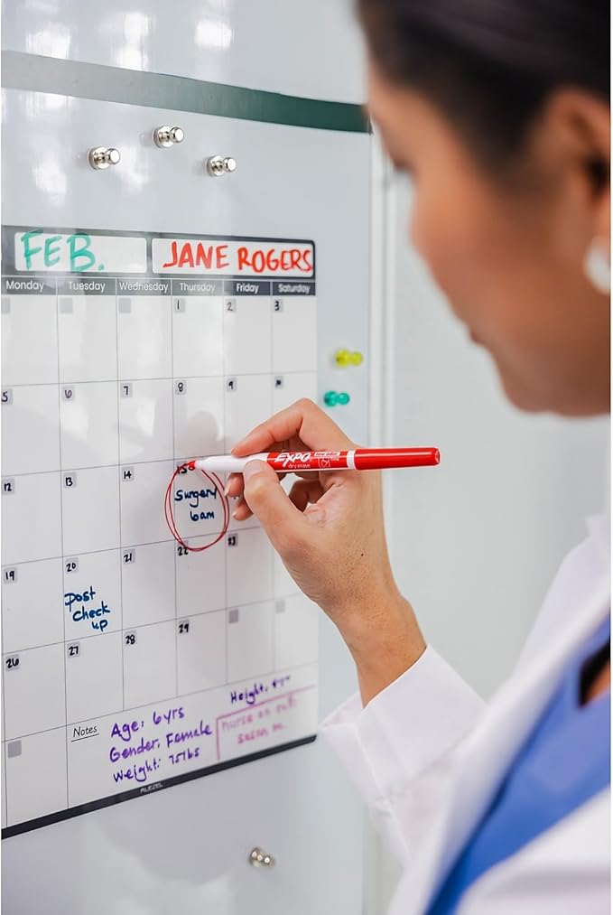 EXPO Fine-Tip Low-Odor Ink Dry Erase Markers Assorted Vibrant Colors Pack of 36 Markers for Classrooms Offices & Homes