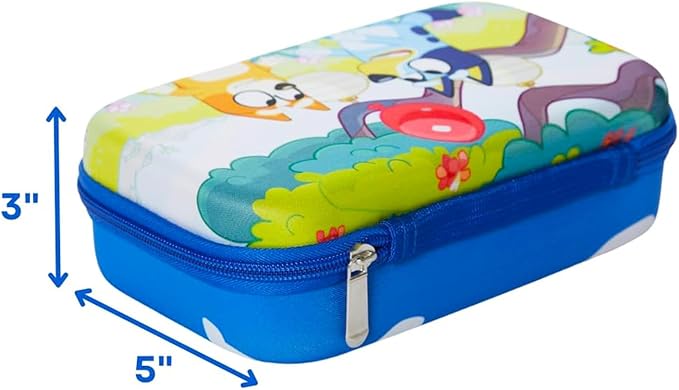 Bluey Pencil Box Set - School Supplies Bundle with Themed Pencil Case, Gel Pens, Stickers, More | Bluey Stationery Set for Girls