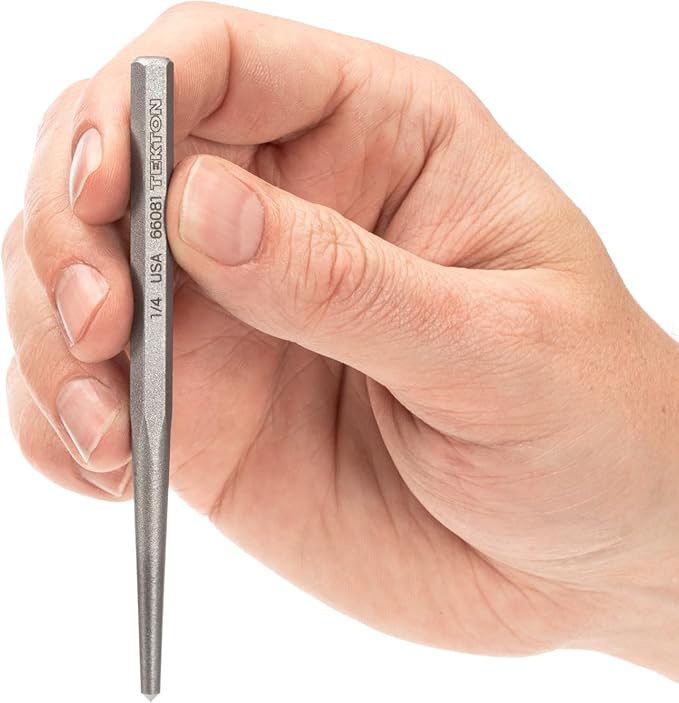 TEKTON 1/4 Inch Center Punch | 66081 | Made in USA