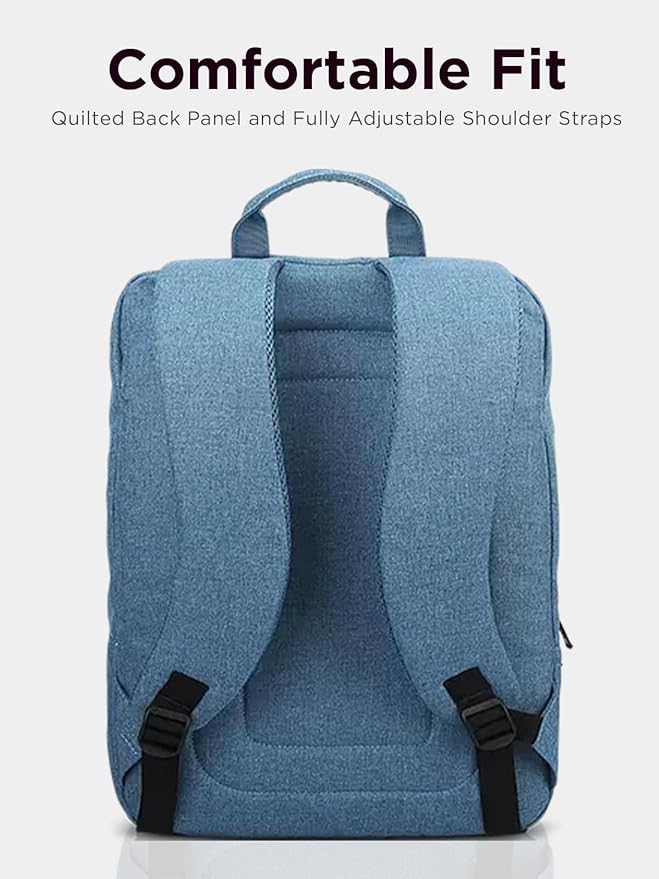 Lenovo Casual Laptop Backpack B210 - 15.6 inch - Padded Laptop/Tablet Compartment - Durable and Water-Repellent Fabric - Lightweight - Blue