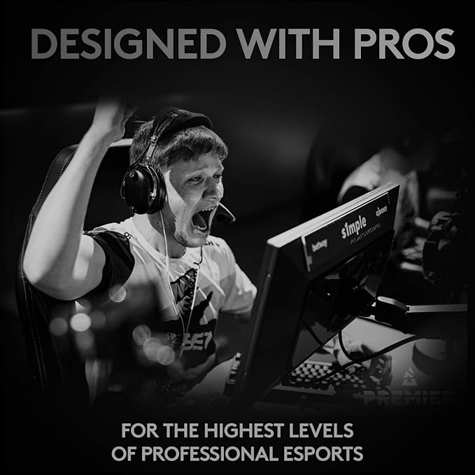 Logitech G PRO X Superlight Wireless Gaming Mouse, Ultra-Lightweight, Hero 25K Sensor, 25,600 DPI, 5 Programmable Buttons, Long Battery Life, Compatible with PC/Mac - Black