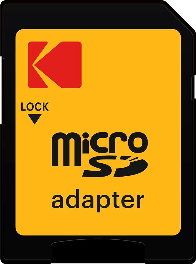 KODAK 128GB UHS-I U3 V30 A1 MicroSDXC Card with Adapter - Up to 95MB/s Read Speed - Up to 85MB/s Write Speed - Additional Storage for Multimedia Devices