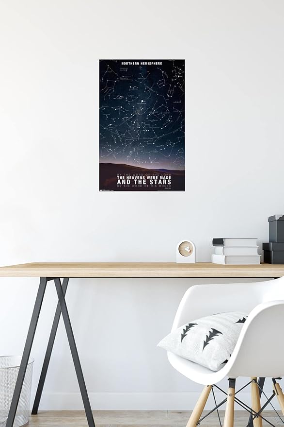 The Stars Wall Poster, 22.4L" x 14.7W", Premium Unframed Version