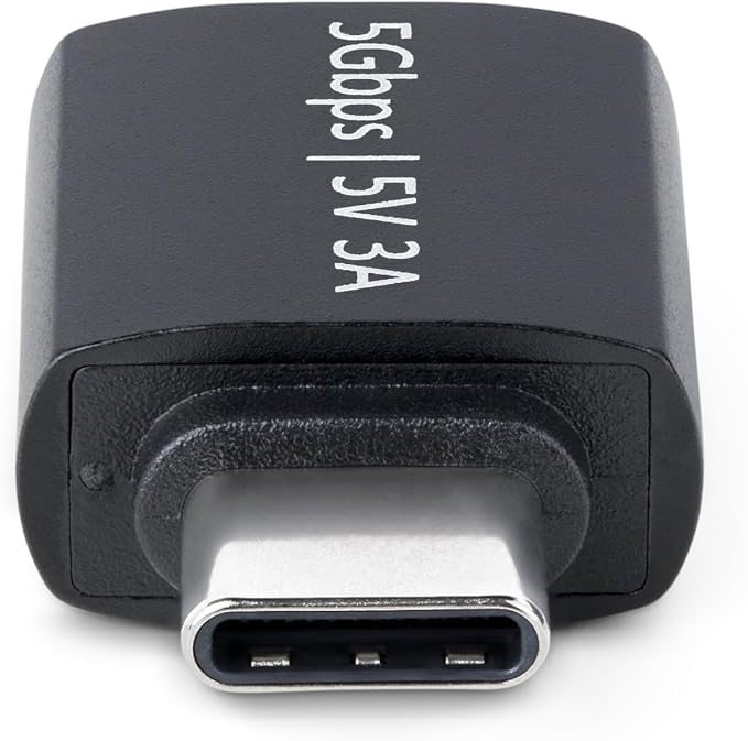 StarTech.com USB-C to USB-A Adapter, USB 5Gbps, Compact USB-C Male to USB-A Female Adapter, Durable Metal Housing, M/F