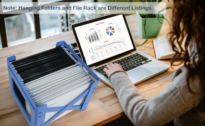 15 Pcs Black Polypropylene Letter Size File Folders with Tabs and Inserts for Organizing Bulky Files, Medical Charts, School Desktop Storage