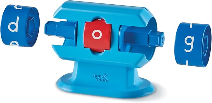 hand2mind Beginning Word Builder, CVC Word Games, Spelling Toys for Kids 3-5, Learning How to Read, Sight Words Flash Cards, Kindergarten Learning Activities, Science of Reading Manipulatives