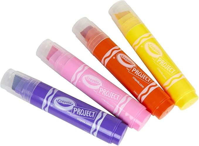 Crayola XL Poster Markers, Assorted Bright Colors, School Supplies, 4Count
