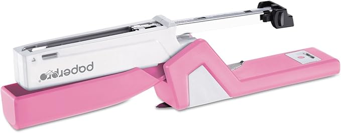 PaperPro 1588 - Pink Ribbon Compact Stapler, 15-Sheet Capacity, Pink/White