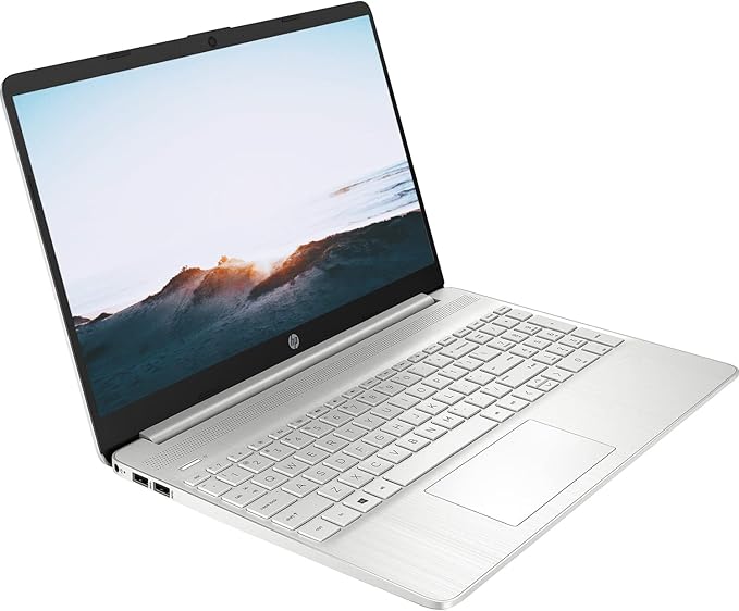 HP 15 Notebook Laptop, 15.6" FHD Display, Intel Core i5-1135G7, 16GB DDR4 RAM, 256GB PCIe NVMe SSD, Webcam, Wi-Fi, Bluetooth, Windows 11 Home, Silver